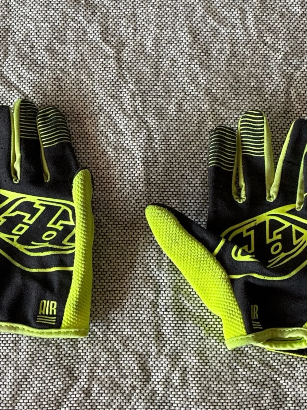 Troy Lee Designs Kids High-Visibility Yellow Mittens